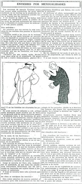 Entierro por mensualidades