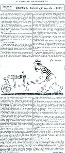 Filosofía del hombre que necesita ladrillos