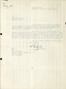 Carta de Ricardo Rojo a Jorge Abelardo Ramos