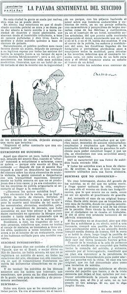 La pavada sentimental del suicidio
