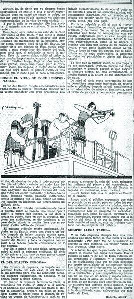 La violinista que llega tarde a la orquesta