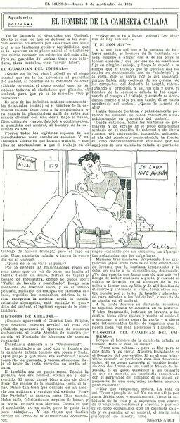 El hombre de la camiseta calada