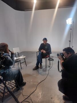 Fotografía del día de la entrevista