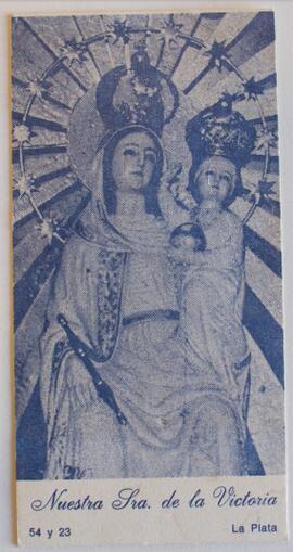 Estampa de la Virgen