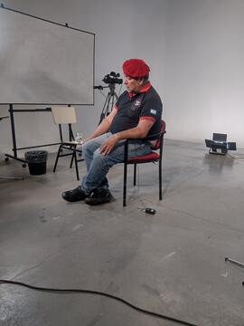 Fotografía del día de la entrevista