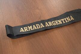 Cinta de gorra de la Armada Argentina