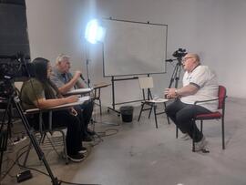 Fotografía del día de la entrevista