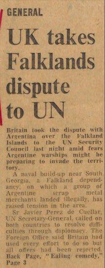Financial Times, 2 de abril de 1982