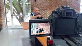 Fotografía del día de la entrevista