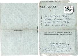 Carta de Ariel Peña